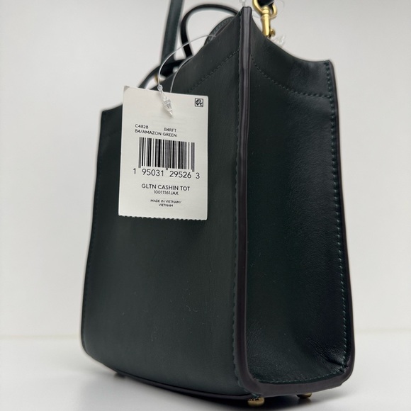 COACH Green Mini Cashin Tote - Picture 14 of 14